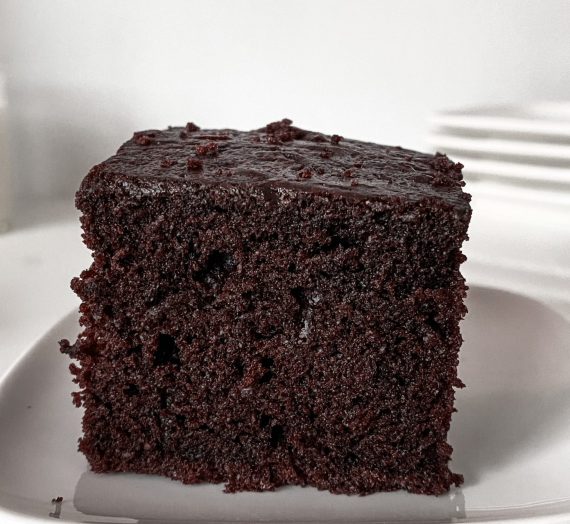 Chocoladecake met zuurdesem