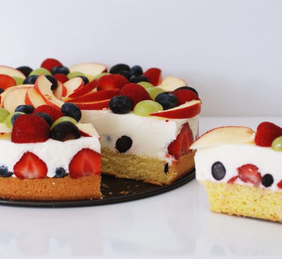 Fruit first cheesecake